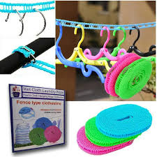 New Five Meter Anti Slip Clothsline Cloth Hanging Rope Cloth Rack Outdoor Travel Hanging Clothes Line Laundry Drying Clothes