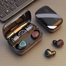 M10 and i12 TWS Wireless Bluetooth Earbuds V5.0 with Touch Sensor and Built-in Mic