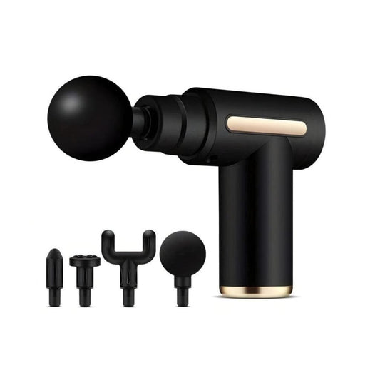 Smart Fascia Massager JY-760 With 4 Massage Heads And 6 Speed Vibration Settings | Random Color