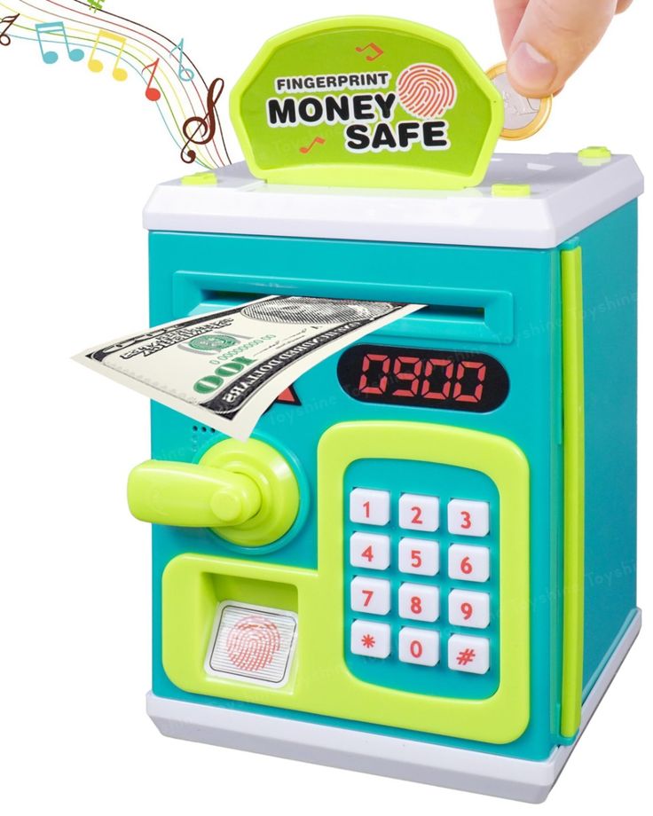 Musical Cartoon Money Safe Bank for Kids – Fun, Secure & Interactive Savings Vault!