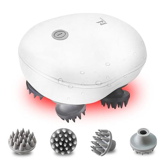 Smart Electric Scalp Massager With Soft Silicone Massage Heads – Relaxing Head Massage Tool | Random Color