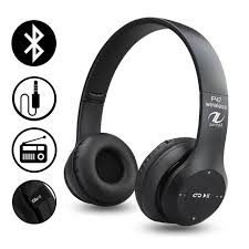 Long Listening Battery Fast Charging Wireless Bluetooth 5.1 Headphones – P47 Model | Random Color