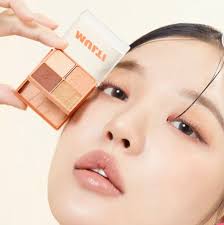 Multi purpose cube mini Eyeshadow Highlighter contour blush Palette 5 in 1 Color