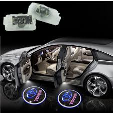 pcs Car Door Logo Projection Light Toyo ta