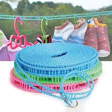 New Five Meter Anti Slip Clothsline Cloth Hanging Rope Cloth Rack Outdoor Travel Hanging Clothes Line Laundry Drying Clothes