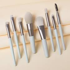 8pcs Makeup Brushes Set in 1 pack , Makeup Brush Set Mini,Travel Make Up, Mini Travel Soft Makeup Brushes Set Portable Eye Shadow Brush Foundation multiple packs