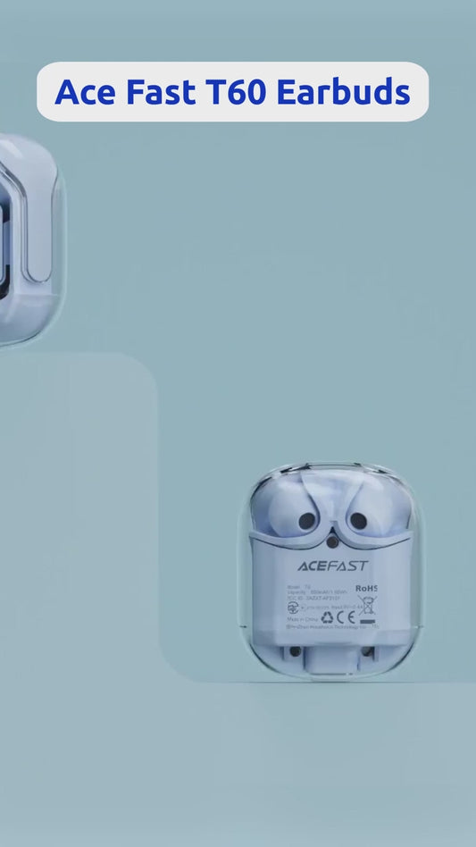 Air 39 Wireless Earbuds | Bluetooth 5.3 | Digital Display | Stereo Sound | Portable Charging Case | Random Color